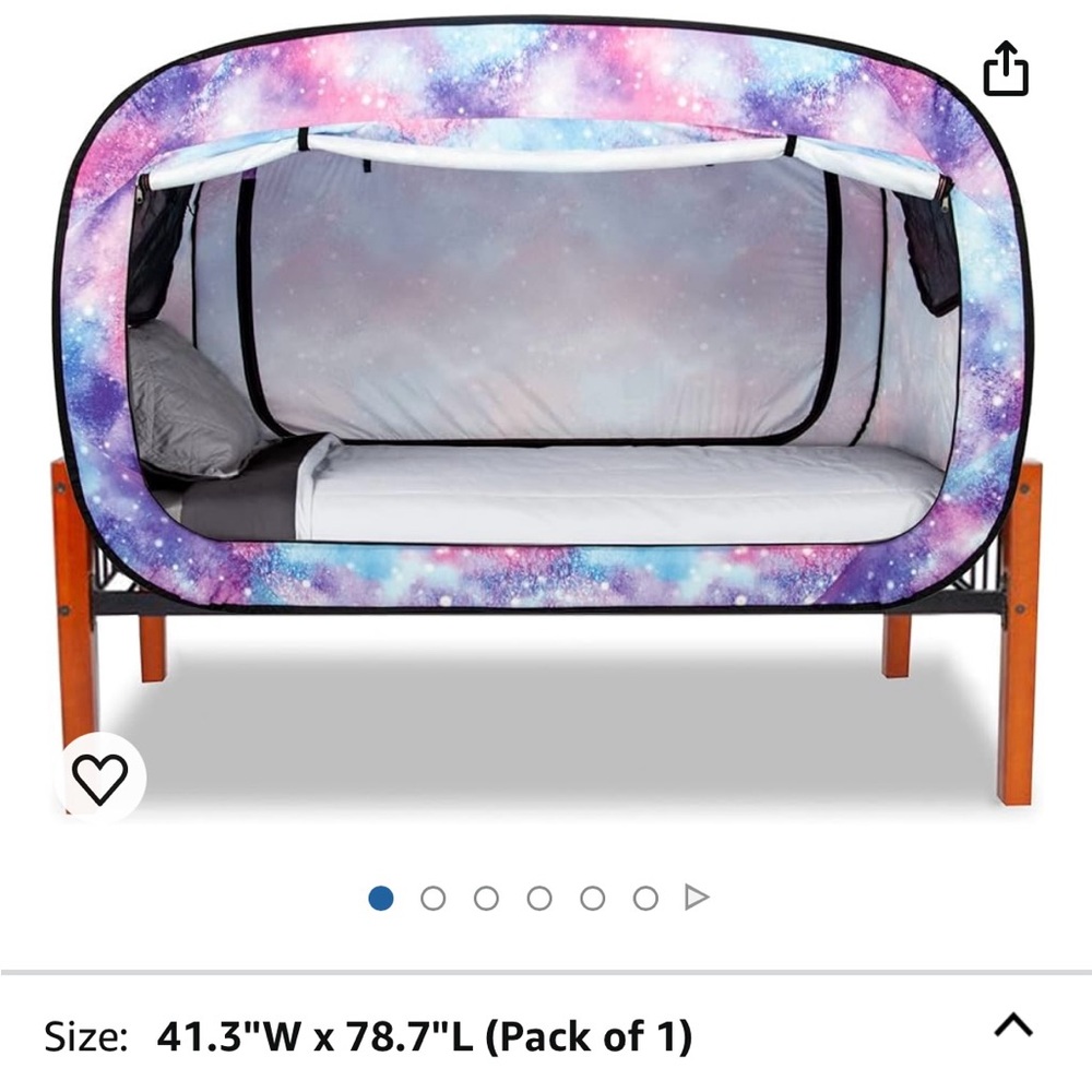 Privacy Pop Galaxy Bed Tent